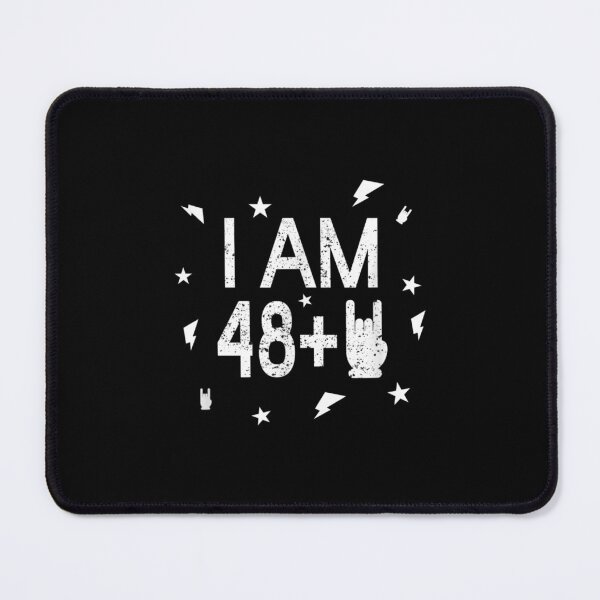 Item preview, 50 Birthday I Am 48 2 Rock And Metal Musik Metal Sign Horn  designed and sold by brita797.