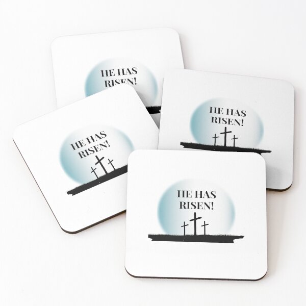 Item preview, He has risen Happy Easter resurrection Sunday - Happy Easter Christmas Xmas - Jesus cross our Savior designed and sold by Marina  Nagi (Inspire Ville).