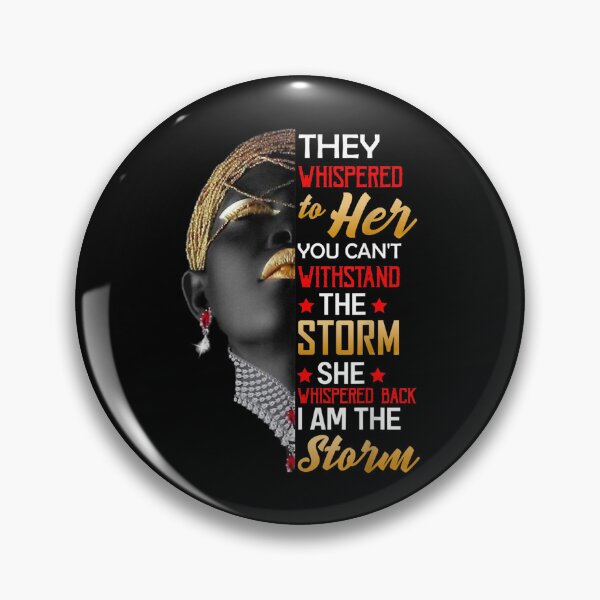 Item preview, Afro Black History Month African Woman I Am The Storm  designed and sold by wendyy88.
