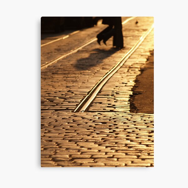 D E R A I L -- C I TY L I G H T S Canvas Print