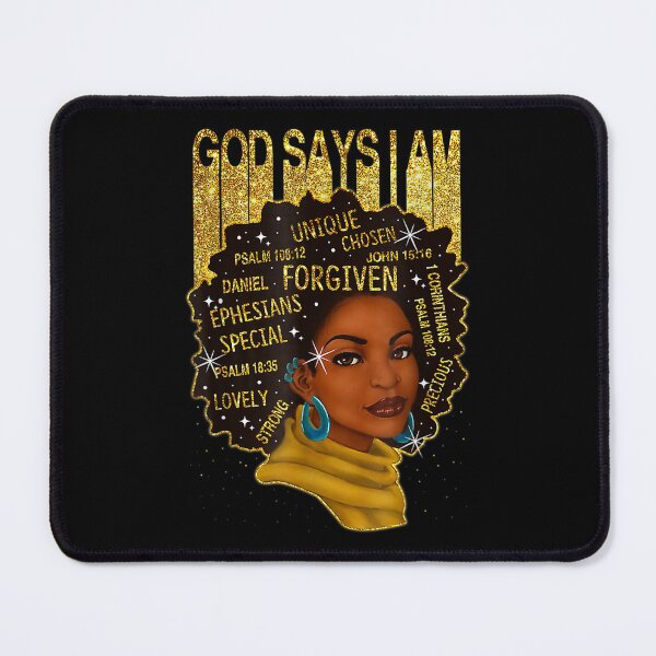Item preview, Black Woman Africa Afro American Melanin Queen Black History designed and sold by brita797.