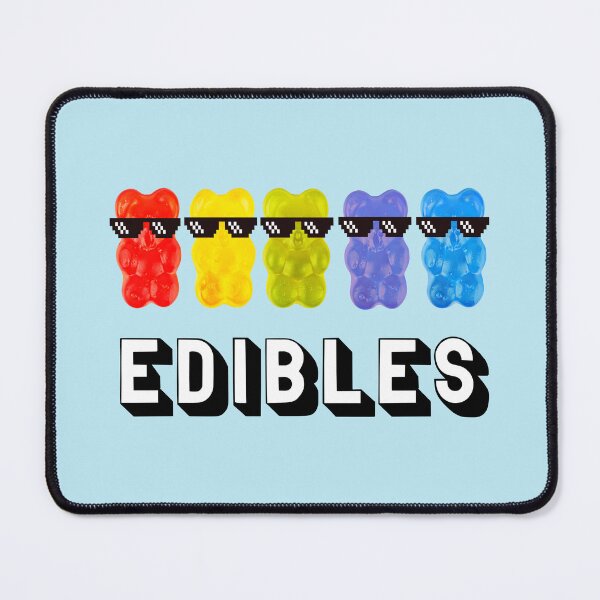 Item preview, Rainbow Edibles Gummy Bear THC/Weed/Cannabis/Pot/Marijuana Design for Stoners and 420 Lovers designed and sold by SteamParliament.