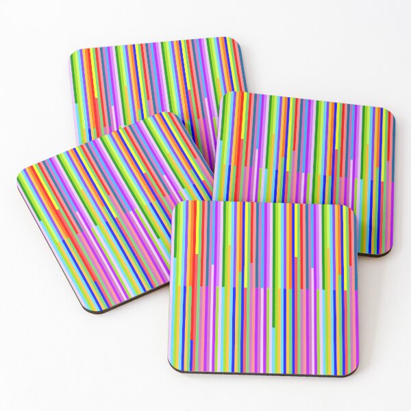 Item preview, Tiny vertical multi-colored stripes: decor, accent piece, gift idea, decorations, home, office, work space, birthday designed and sold by Becky Hunter.