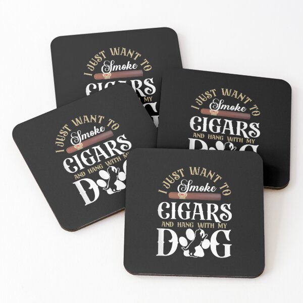 Item preview, Cigar Smoking Dog Vintage I Just Wanna To Smoke Cigars And  designed and sold by brita797.