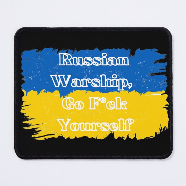 Item preview, Aivdeals Russian Warship Go Fuck Yourself designed and sold by MARCOS LILI.