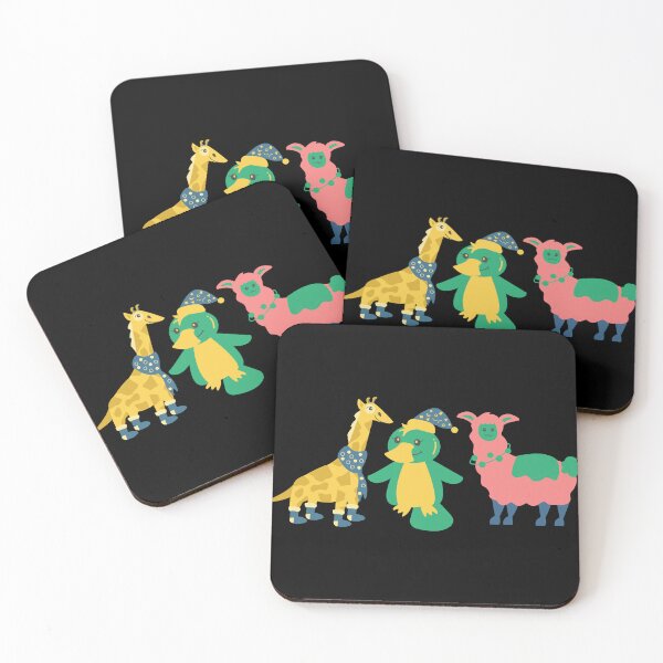Item preview, Platypus&Llama and Giraffe Playful, funny colors designed and sold by marwan elsaeed.