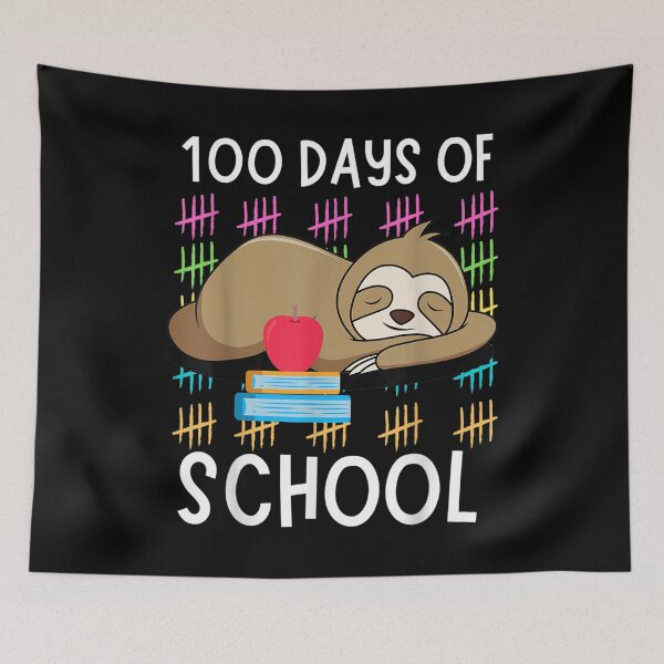 Item preview, 100 Days Of School Lazy Sloth Teacher 100 Days Of School  designed and sold by aprilsav.