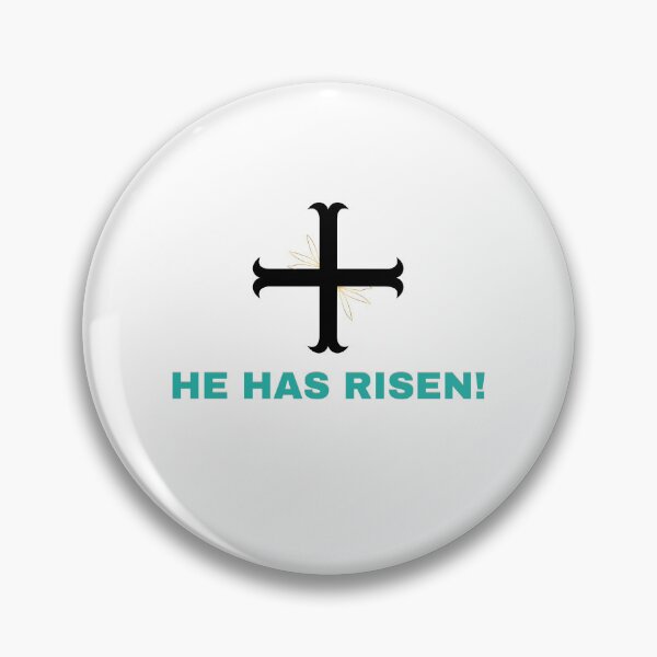 Item preview, He has risen Happy Easter resurrection Sunday - Happy Easter Christmas Xmas - Jesus cross our Savior designed and sold by Marina  Nagi (Inspire Ville).