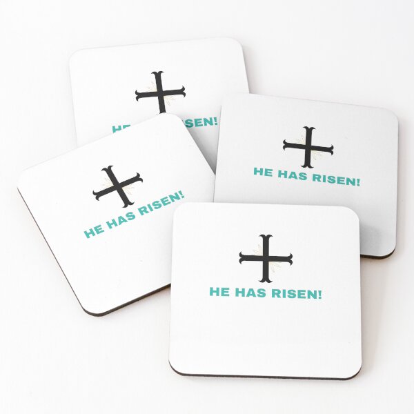 Item preview, He has risen Happy Easter resurrection Sunday - Happy Easter Christmas Xmas - Jesus cross our Savior designed and sold by Marina  Nagi (Inspire Ville).