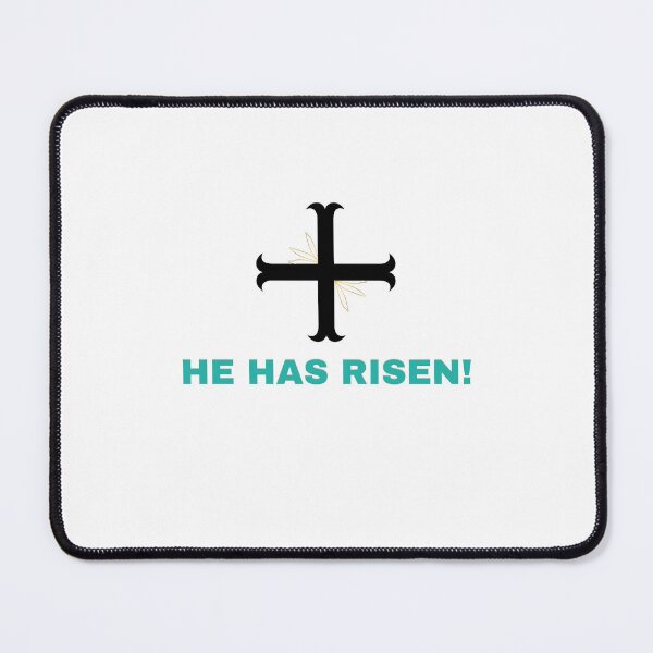 Item preview, He has risen Happy Easter resurrection Sunday - Happy Easter Christmas Xmas - Jesus cross our Savior designed and sold by Marina  Nagi (Inspire Ville).