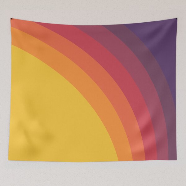 Item preview, 70s Retro Color Stripes Rainbow designed and sold by ind3finite.