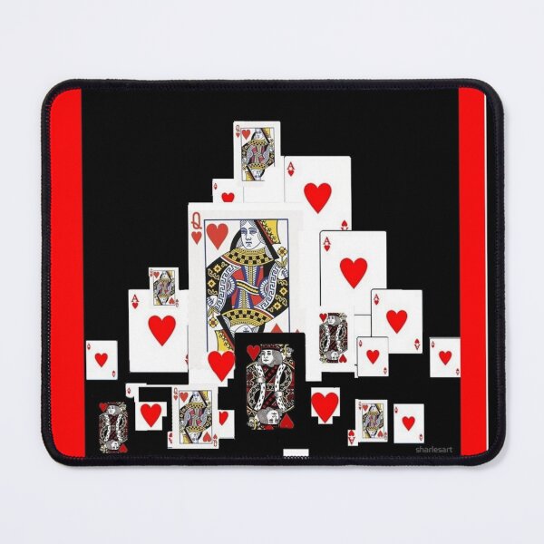 Item preview, CASINO GAMBLING CARDS ART RED-BLACK DESIGNS designed and sold by sharlesart.