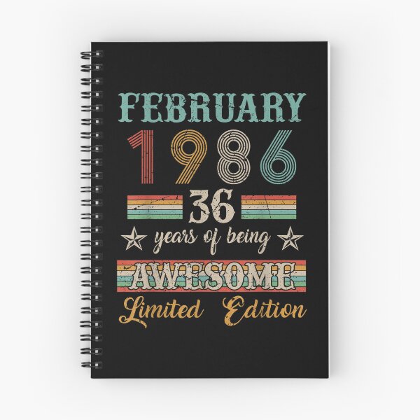Item preview, 36 Years Old 36th Birthday Decoration Vintage February 1986  designed and sold by aprilsav.