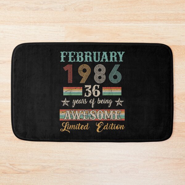Item preview, 36 Years Old 36th Birthday Decoration Vintage February 1986  designed and sold by aprilsav.