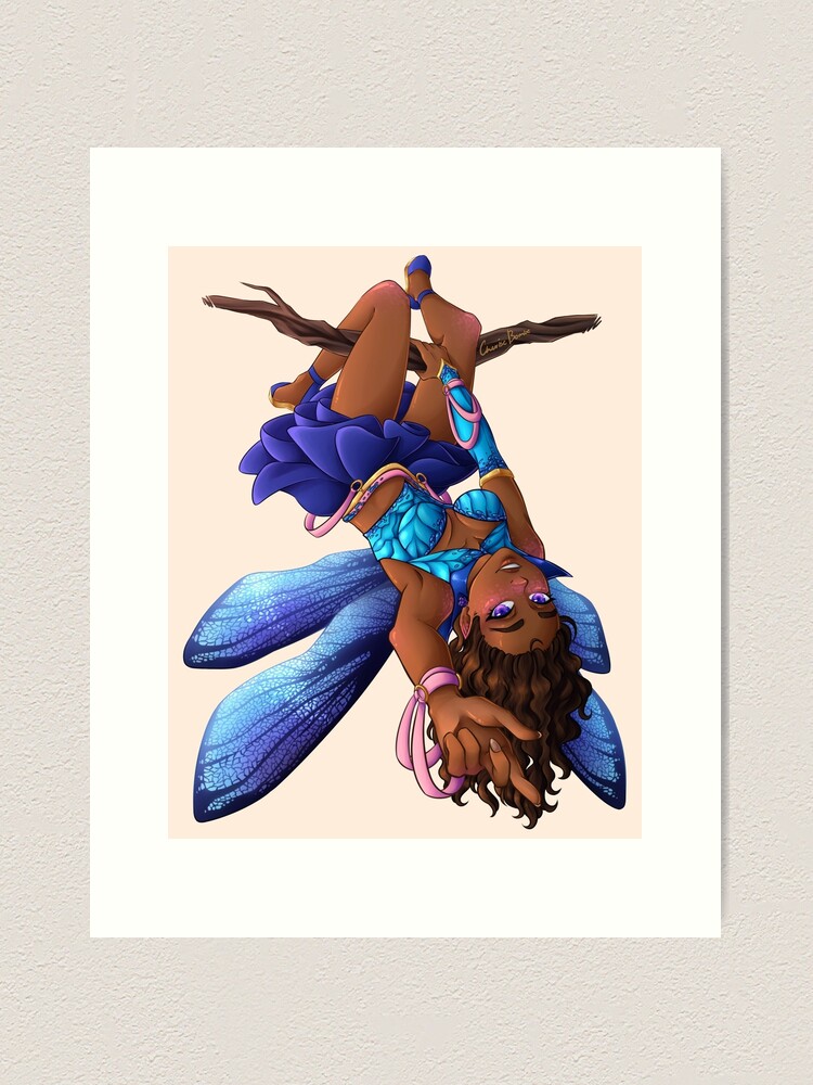 Blue Bunny Fairy Poster for Sale by tulipicetea