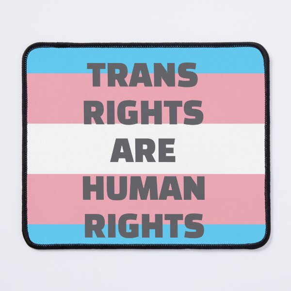 Item preview, Trans Rights Are Human Rights - Trans Flag - trans pride flag designed and sold by Inspirationmotivation.