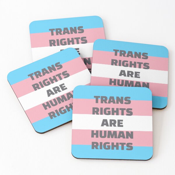 Item preview, Trans Rights Are Human Rights - Trans Flag - trans pride flag designed and sold by Inspirationmotivation.