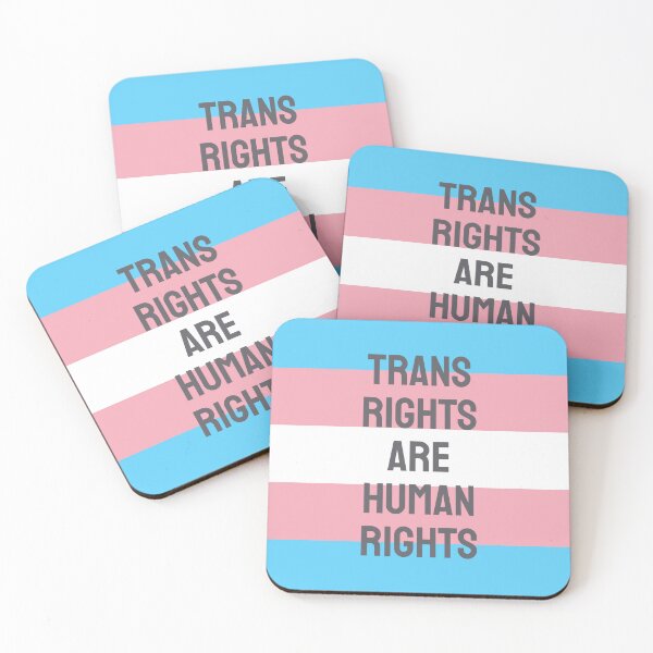 Item preview, Trans Rights Are Human Rights - Transgender Flag - trans pride flag designed and sold by Inspirationmotivation.