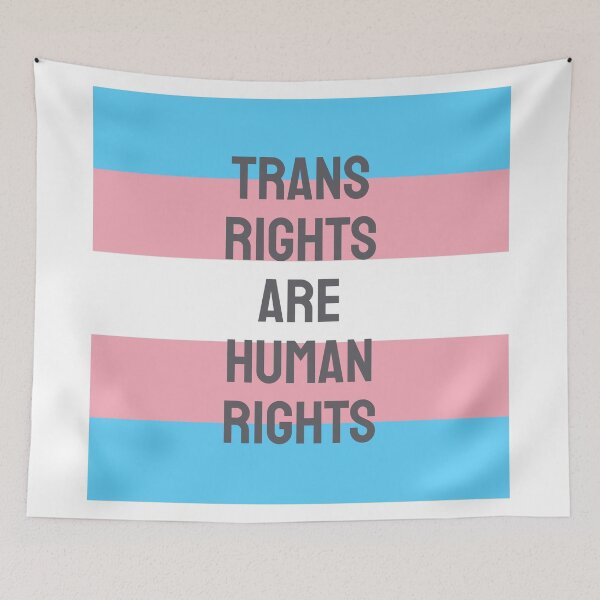 Artikelvorschau, Trans-Rechte sind Menschenrechte - Transgender-Flagge - Trans-Stolz-Flagge entworfen und verkauft von Inspirationmotivation.