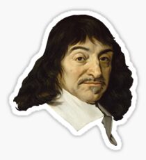 René Descartes Sticker