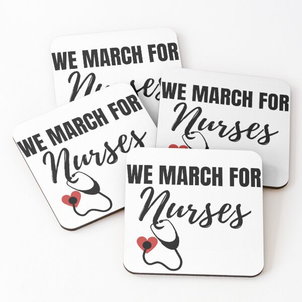 Item preview, we march for nurses designed and sold by travelnerd.