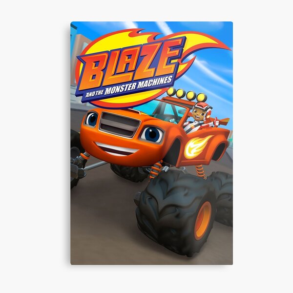 Blaze And The Monster Machine Metal Print