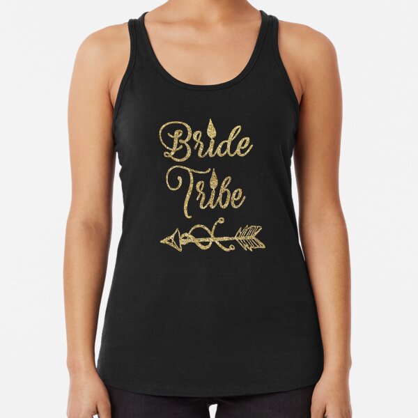 Awkward Styles Bride and Bridesmaid Racerback Tank Top Bride Tank Top Bride Tops Bridesmaid Sleeveless Shirt for Her Women's Bridal Party Tank Top