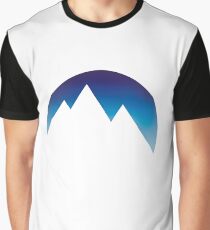 Minimalistic Mountain Peaks Graphic T-Shirt