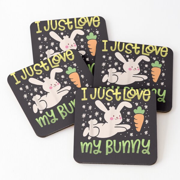 Item preview, I Just Love My Bunny Cute Rabbit Funny Kids Girls Boys designed and sold by RobertVandivier.