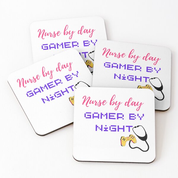 Item preview, nurse by day gamer by night designed and sold by travelnerd.