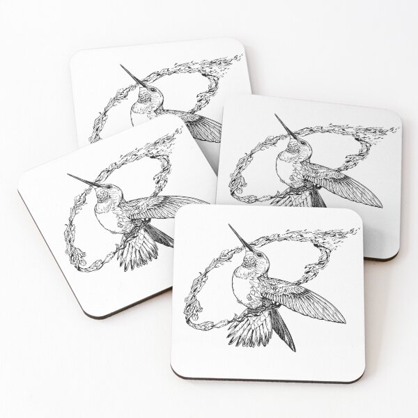 Item preview, Hummingbird Ring - Dark Design designed and sold by windfalcon.