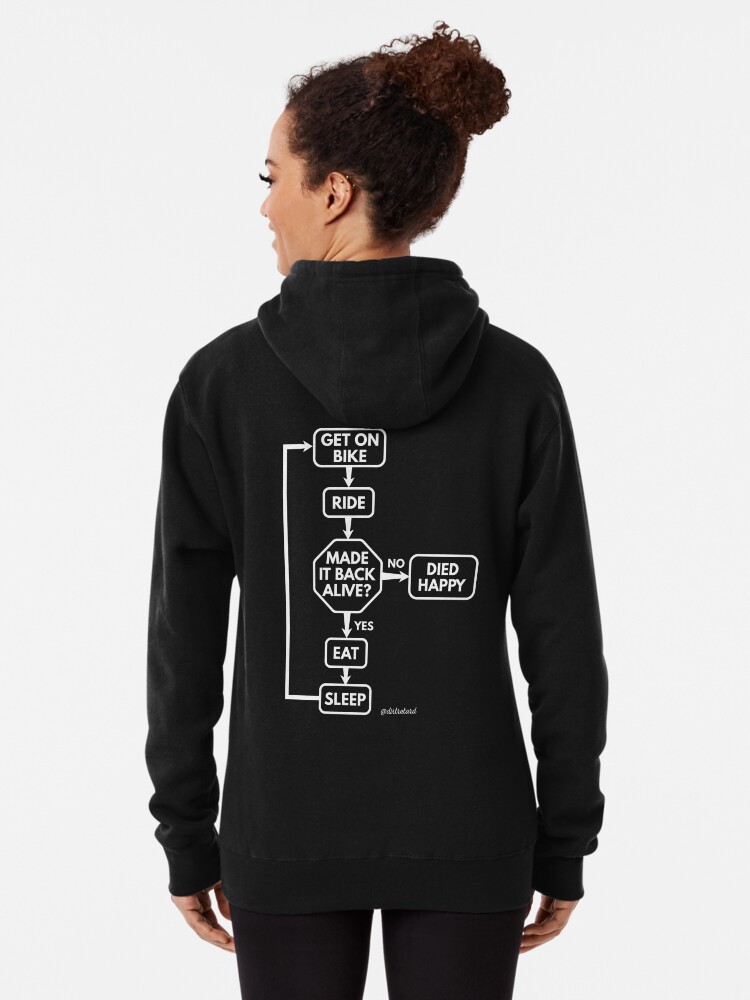 Thumbnail 2 of 5, Pullover Hoodie, Motorcycle Dirt Bike Chart designed and sold by dirtretard.