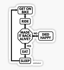 Motorcycle Dirt Bike Chart Sticker
