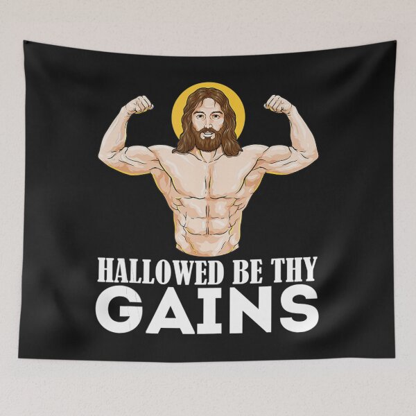 Item preview, Funny Jesus Weight Shirts designed and sold by Jonny021.
