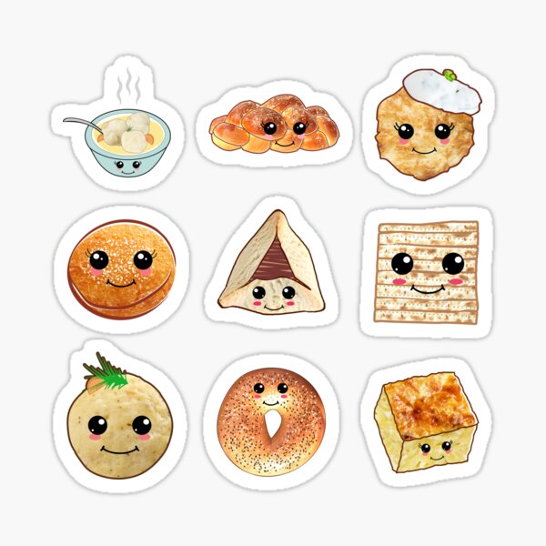 Item preview, Kawaii Jewish Foods designed and sold by JoBella-Designs.