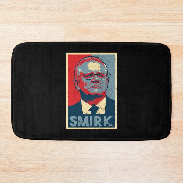 Item preview, Scott Morrison Smirk [Worn Design] designed and sold by politicalamity.