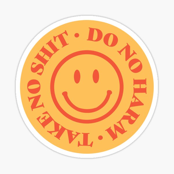 Item preview, Do No Harm, Take No Shit - Yellow designed and sold by monsteramadness.