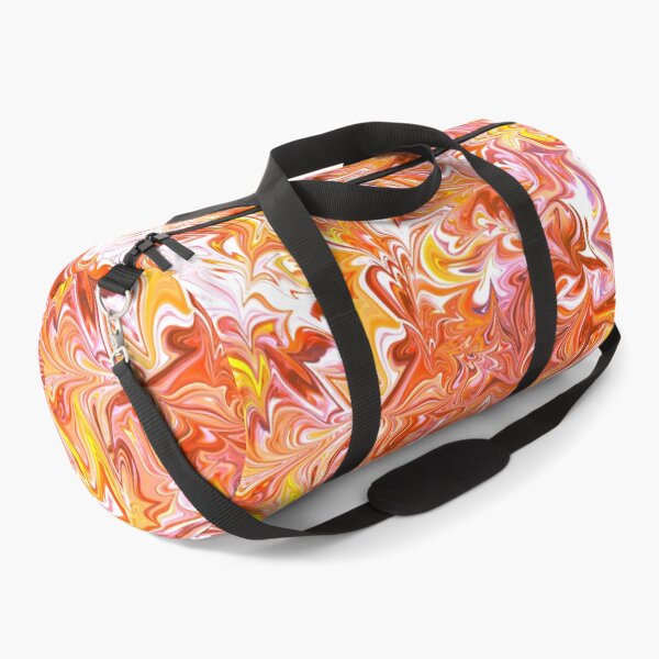 Item preview, Sunshine Citrus: Red Pink Orange Swirled Marble designed and sold by nimreninmu.
