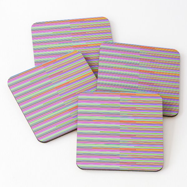 Item preview, Tiny vertical multi-colored stripes: decor, accent piece, gift idea, decorations, home, office, work space, birthday designed and sold by Becky Hunter.