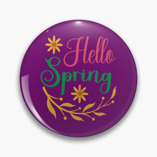 Item preview, Hello Spring. Spring Quote, Spring Flower, Spring Lover, Spring Design designed and sold by DesignHouse07.