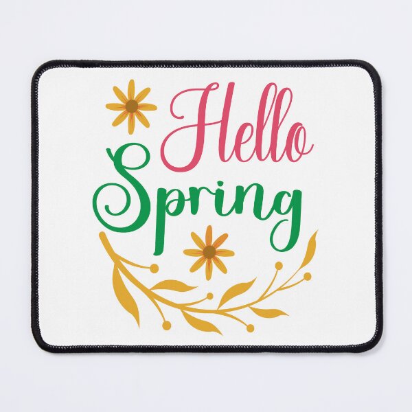 Item preview, Hello Spring. Spring Quote, Spring Flower, Spring Lover, Spring Design designed and sold by DesignHouse07.