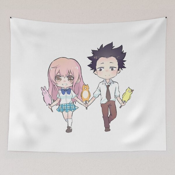 Item preview, A Silent Voice Nishimiya Shouko and Ishida Shouya  designed and sold by LeoJonsson.