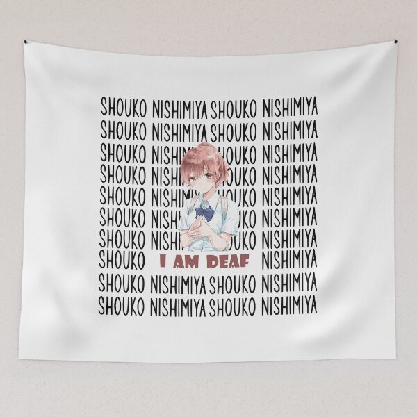 Item preview, Hard Of Hearing Cute  Shouko  Nishimiya  designed and sold by LeoJonsson.