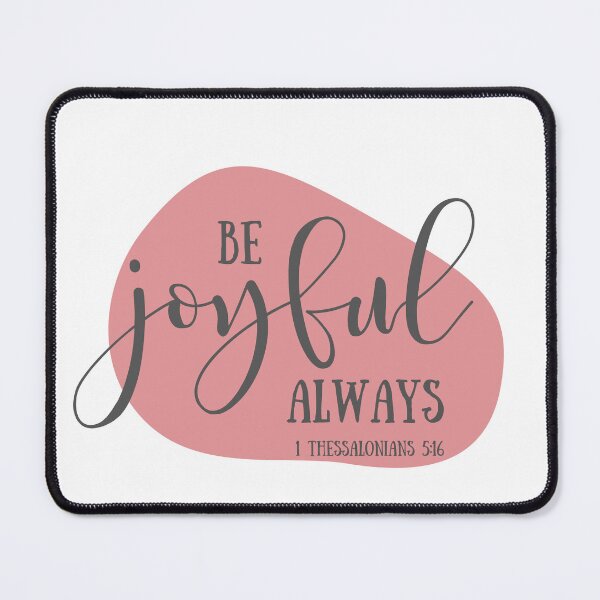 Item preview, Be Joyful Always designed and sold by Wordsofjoy.