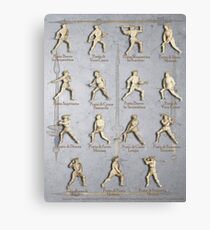 Fiore dei Liberi "Getty" Armored Positions Canvas Print