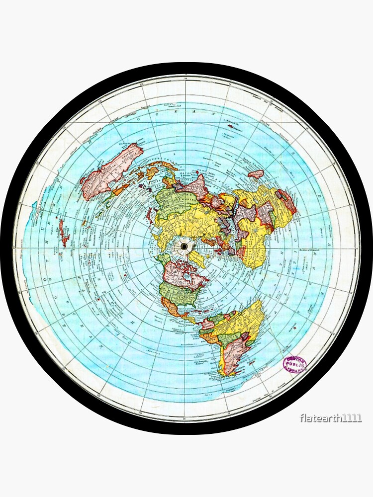 Настоящая карта мира плоская земля