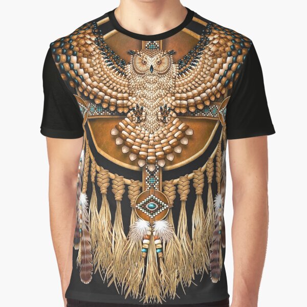 Artikel-Vorschau von Native American Beadwork Eulen-Mandala, designt und verkauft von chanchan79.
