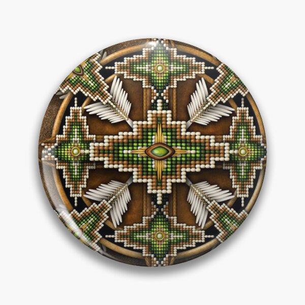 Item preview, Native American Bead Cross Mandala 2 designed and sold by chanchan79.