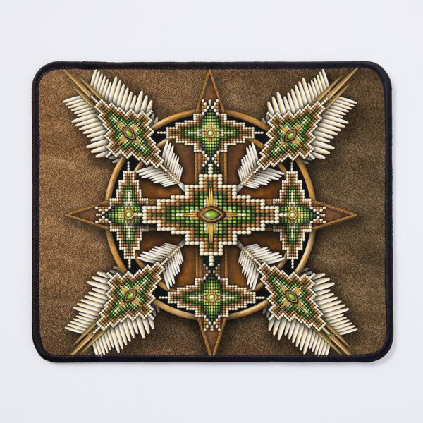 Item preview, Native American Bead Cross Mandala 2 designed and sold by chanchan79.