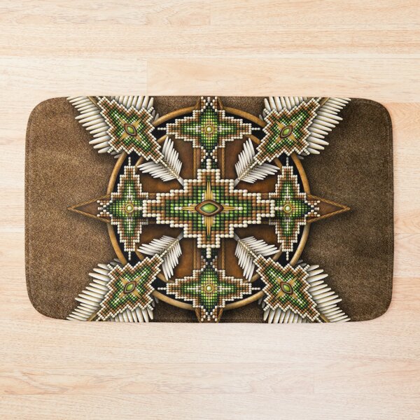 Item preview, Native American Bead Cross Mandala 2 designed and sold by chanchan79.